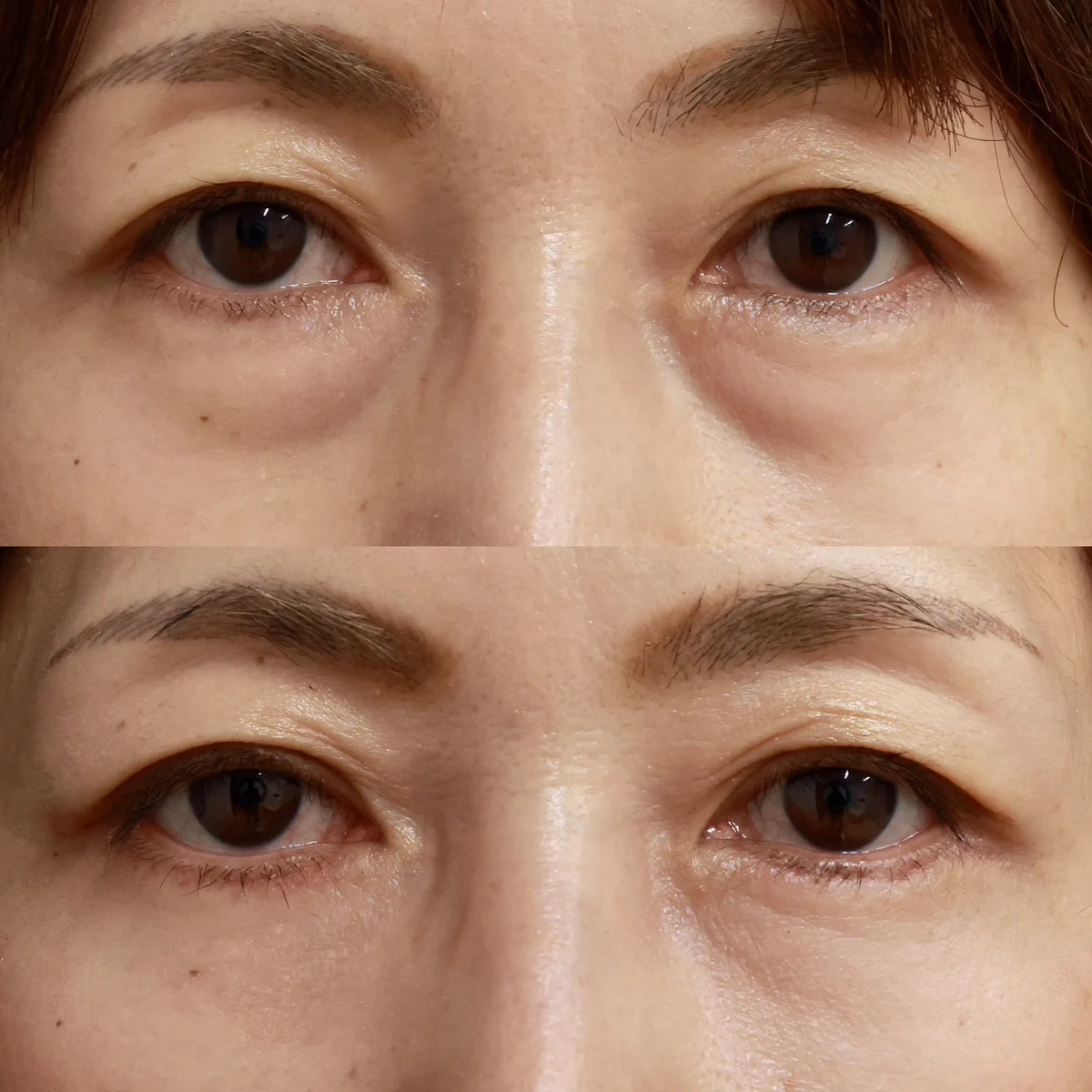 表ハムラ・目元整形・術後1か月の症例写真